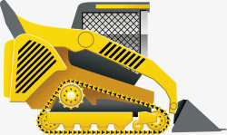 机械挖掘机现代科技卡通推土机高清图片