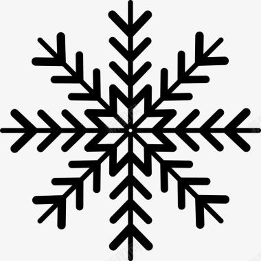 圣诞节雪人雪花图标图标