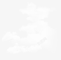 漂浮白云素材