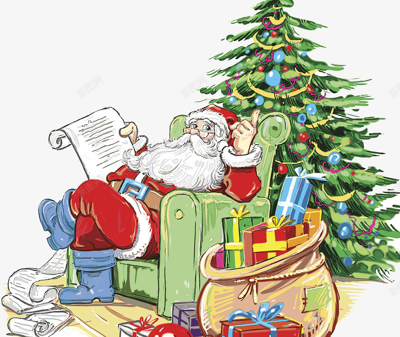 平安夜圣诞老人送礼物png免抠素材_88icon https://88icon.com amp 促销 圣诞礼物 圣诞老人 圣诞袜子 室内 平安夜 幽默漫画 漫画卡通 装饰品 送礼物 铃铛