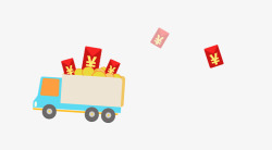 汽车红包素材