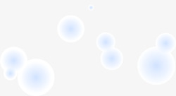 蓝色圆点漂浮矢量图素材