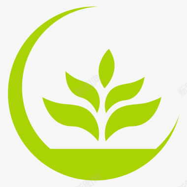 logo抽象莲花保护环境图标图标