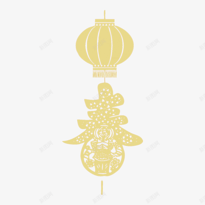 金色灯笼节日挂件png免抠素材_88icon https://88icon.com 字体 平面 挂件 春节 灯笼 艺术 节日 金色