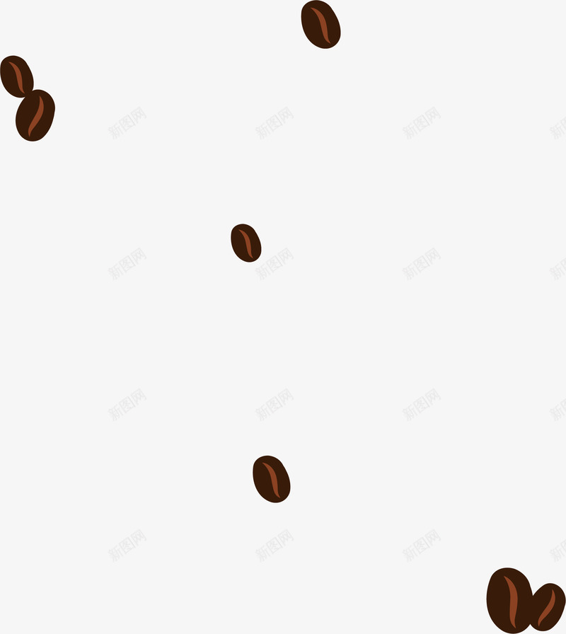 咖啡豆矢量图ai免抠素材_88icon https://88icon.com 卡通 咖啡豆 手绘 漂浮 豆子 颗粒 黑色 矢量图