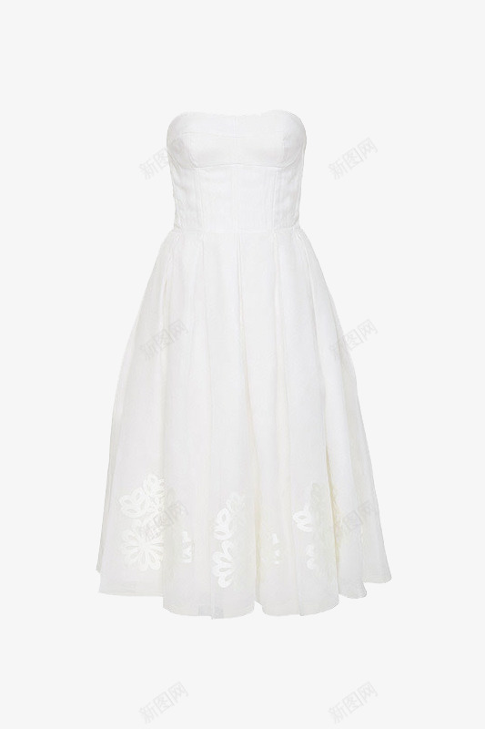 洁白的婚纱png免抠素材_88icon https://88icon.com 产品实物 女装 女裙 白色 纺纱 裙子