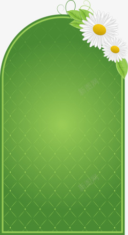 绿色网格框架素材