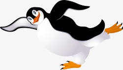 冬日卡通可爱企鹅素材