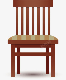 木制座椅椅子矢量图素材