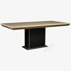 长方形的木质桌子素材