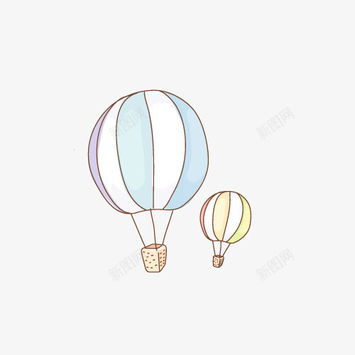 动漫热气球png免抠素材_88icon https://88icon.com 动漫 卡通 天空 彩色的 手绘 条纹 漂浮 热气球 空气球