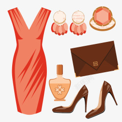 连衣裙女装素材