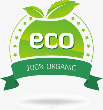 清洁能源eco图标图标