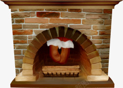 圣诞节装饰壁炉素材