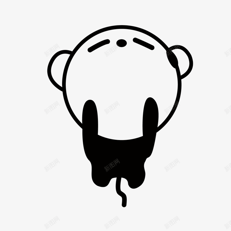 可爱猴表情png免抠素材_88icon https://88icon.com monkey 可爱猴 墙贴 猴子 表情