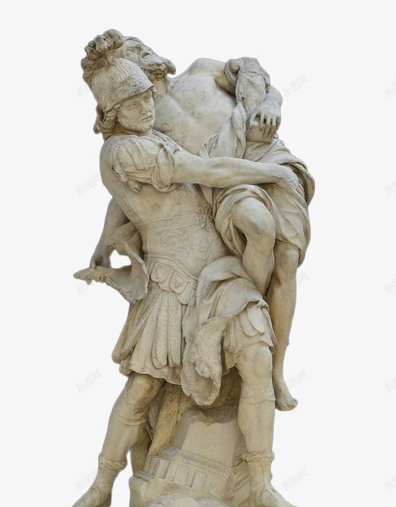 罗马殿外雕像png免抠素材_88icon https://88icon.com 士兵 罗浮宫 罗马雕像 英雄救美 雕像