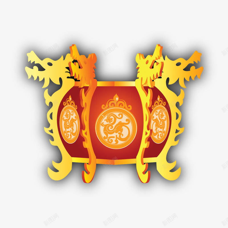 春节龙灯png免抠素材_88icon https://88icon.com 春节元素 春节喜庆元素 节日庆典素材 龙灯元素