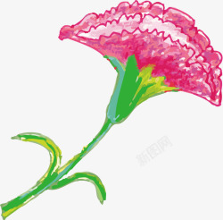 母亲节粉色康乃馨素材