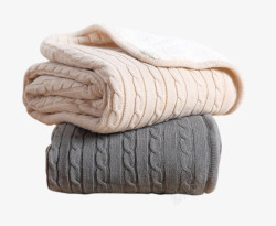 冬季羊羔绒毛毯双层加厚保暖针织毯子毛毯高清图片