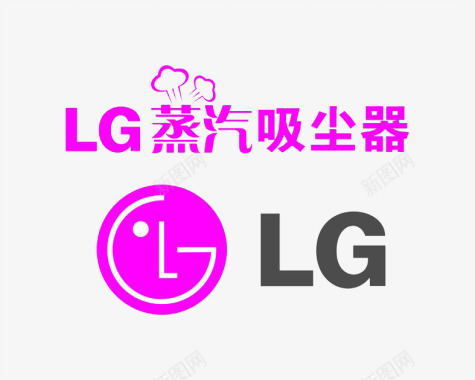 玫瑰花抠圆形LG品牌logo图标图标