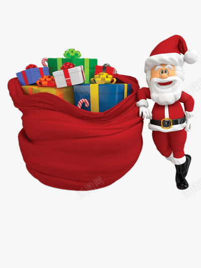 平安夜送礼物png免抠素材_88icon https://88icon.com 圣诞 圣诞老人 圣诞节 礼物盒 礼物袋