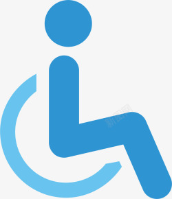 医院用的残疾人标志素材