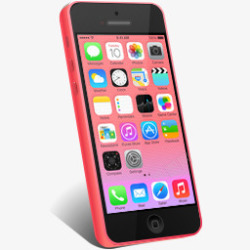 iPhone粉红iPhone5S和5C素材