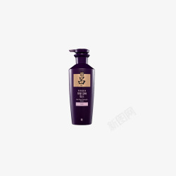 单瓶单瓶紫吕洗发水高清图片