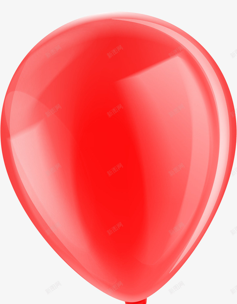 唯美红色气球png免抠素材_88icon https://88icon.com 唯美气球 梦幻气球 漂浮 白色光晕 童趣 红色气球