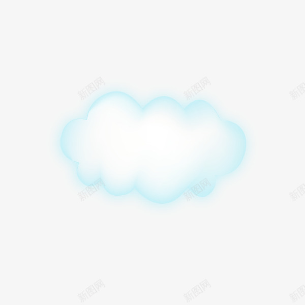 白色云朵漂浮png免抠素材_88icon https://88icon.com 卡通 水彩 渐变 白云 装饰