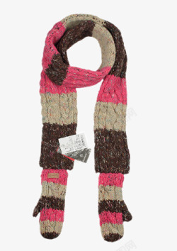 织毛线双层超保暖Kenmont手工织围巾高清图片