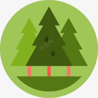 森林城堡森林图标图标
