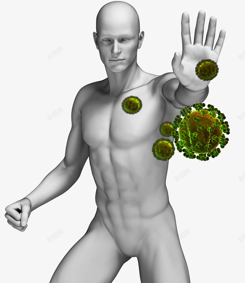 人体免疫功能png免抠素材_88icon https://88icon.com 人体免疫功能 生物科技 细胞分裂 防护