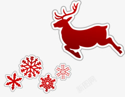 冬季玩雪海报背景圣诞节节日高清图片