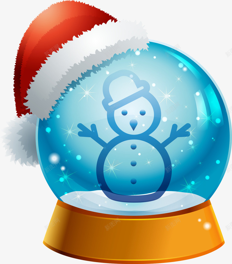 水晶球与圣诞帽png免抠素材_88icon https://88icon.com 圣诞 圣诞帽 圣诞节 水晶球 节日素材