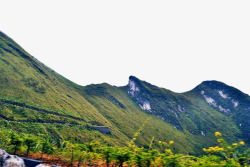 大化山脉公路自然风景素材