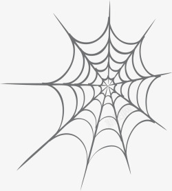 简约黑色蜘蛛网素材
