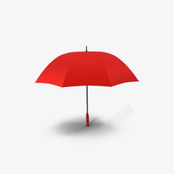 打开一把红雨伞素材