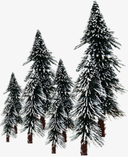 冬日大树美景雪景素材