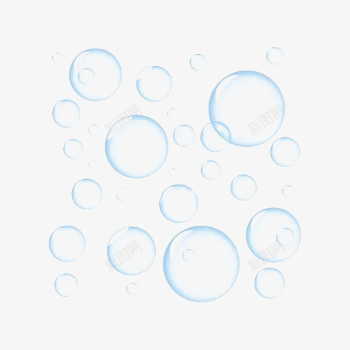 蓝色气泡装饰png免抠素材_88icon https://88icon.com 气泡免扣元素 气泡插画 泡泡 漂浮的气泡 蓝色气泡