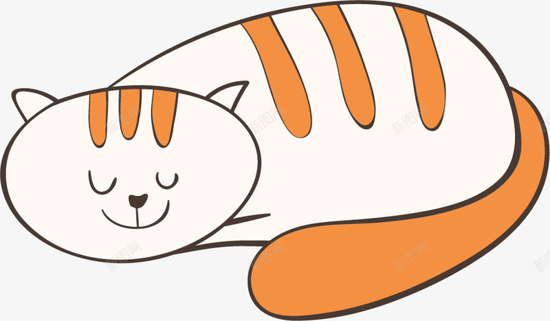 趴着的小猫png免抠素材_88icon https://88icon.com 动物 小猫 矢量小猫 装饰图 装饰画