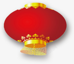 灯笼红色圆形婚庆新年素材