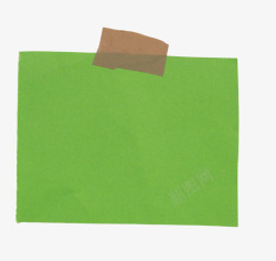 绿色彩纸素材