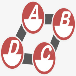 创意字母图形组合素材