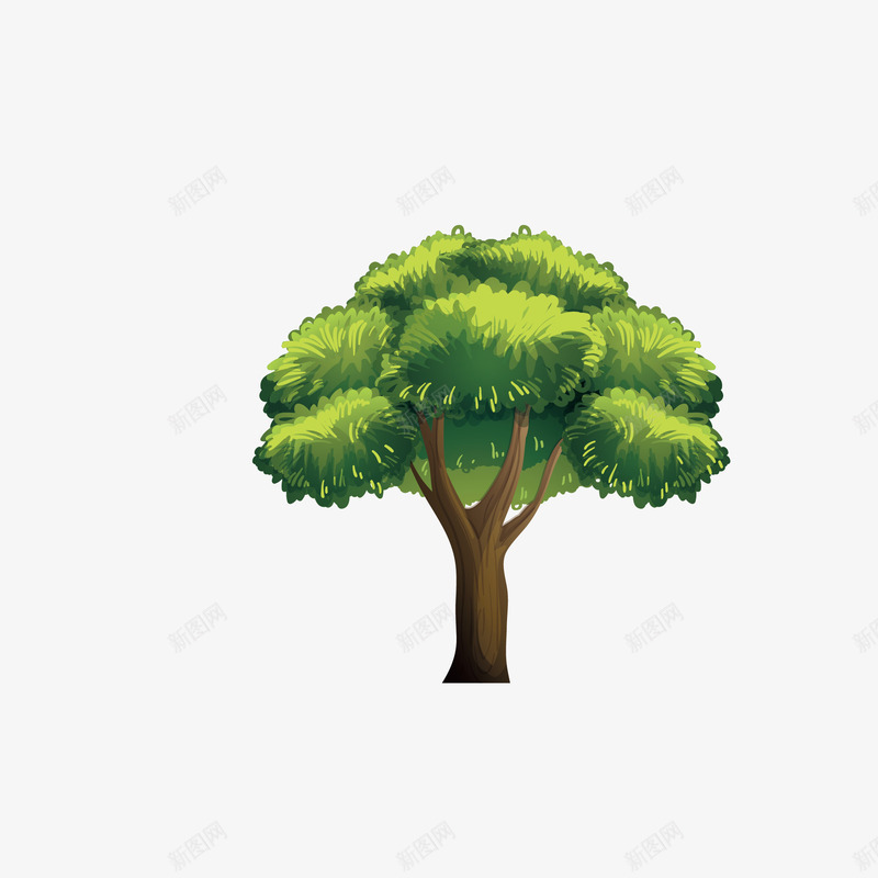 茂盛繁茂树木植树节矢量图eps免抠素材_88icon https://88icon.com png免抠图 卡通 大树 手绘 树木 植树节 繁茂 绿色 矢量图