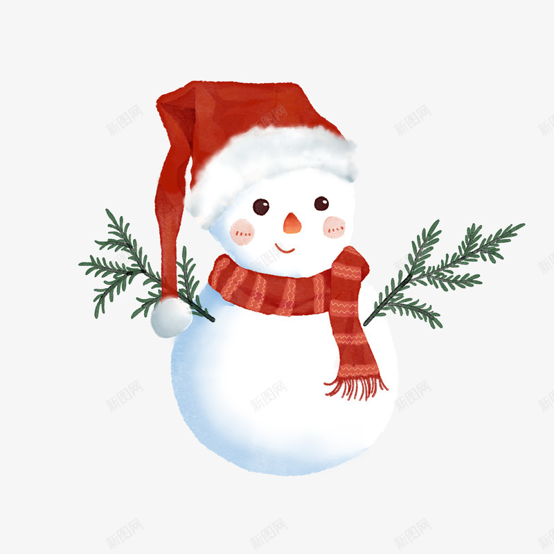 圣诞冬至小雪人4png免抠素材_88icon https://88icon.com 冬至 圣诞 小雪人 戴帽子的小雪人 红帽子 雪人表情
