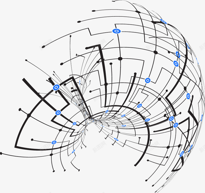 数码科技电子结构png免抠素材_88icon https://88icon.com 发射线条 散射线条 数码 数码不规则图 数码不规则图案元素 数码电子底纹 电子 科技 结构