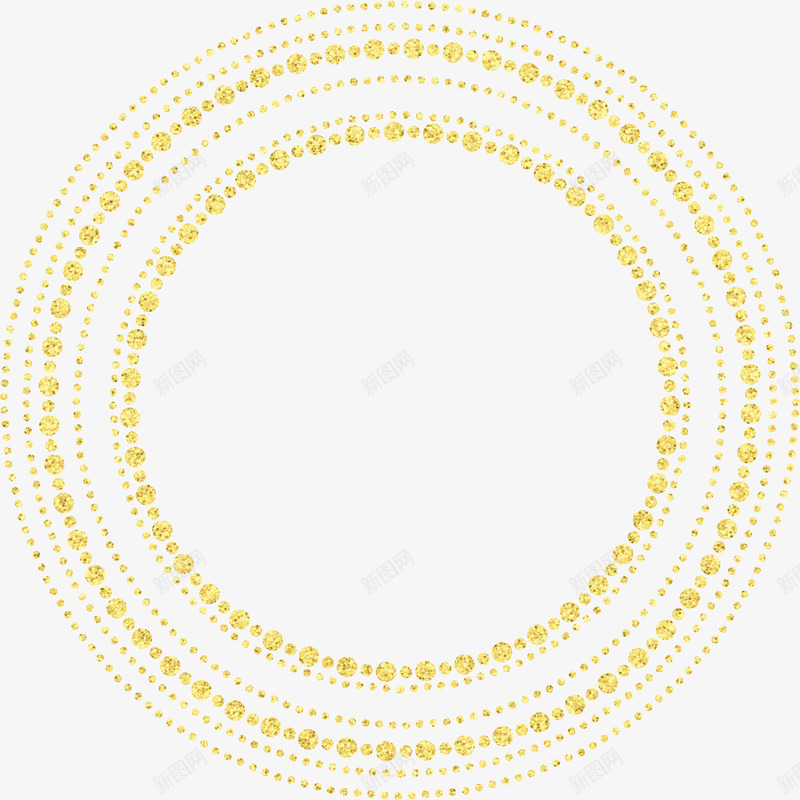 金色珠子圆环png免抠素材_88icon https://88icon.com 珠子 珠子圆环 金色圆环 金色珠子