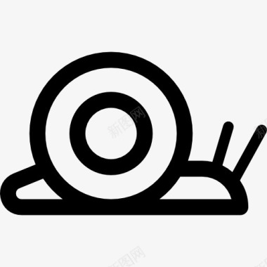 螺壳蜗牛图标图标