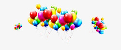 漂浮的气球素材